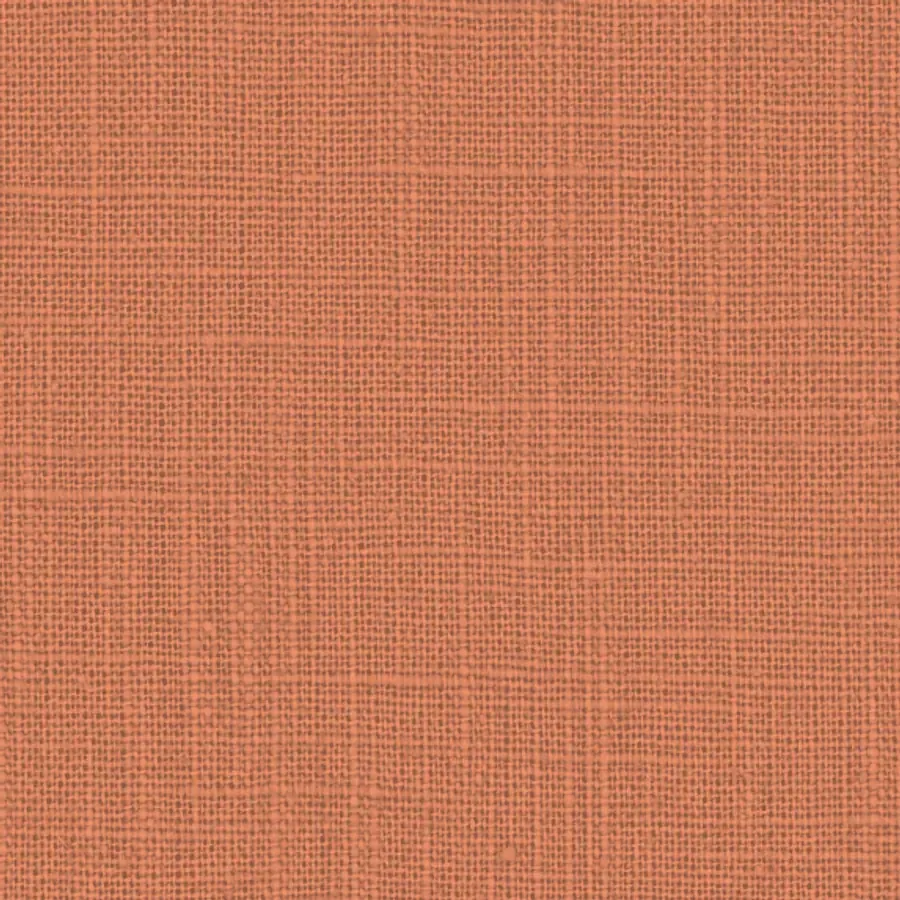 Close-up of Texel Clay, a clay red linen blend fabric