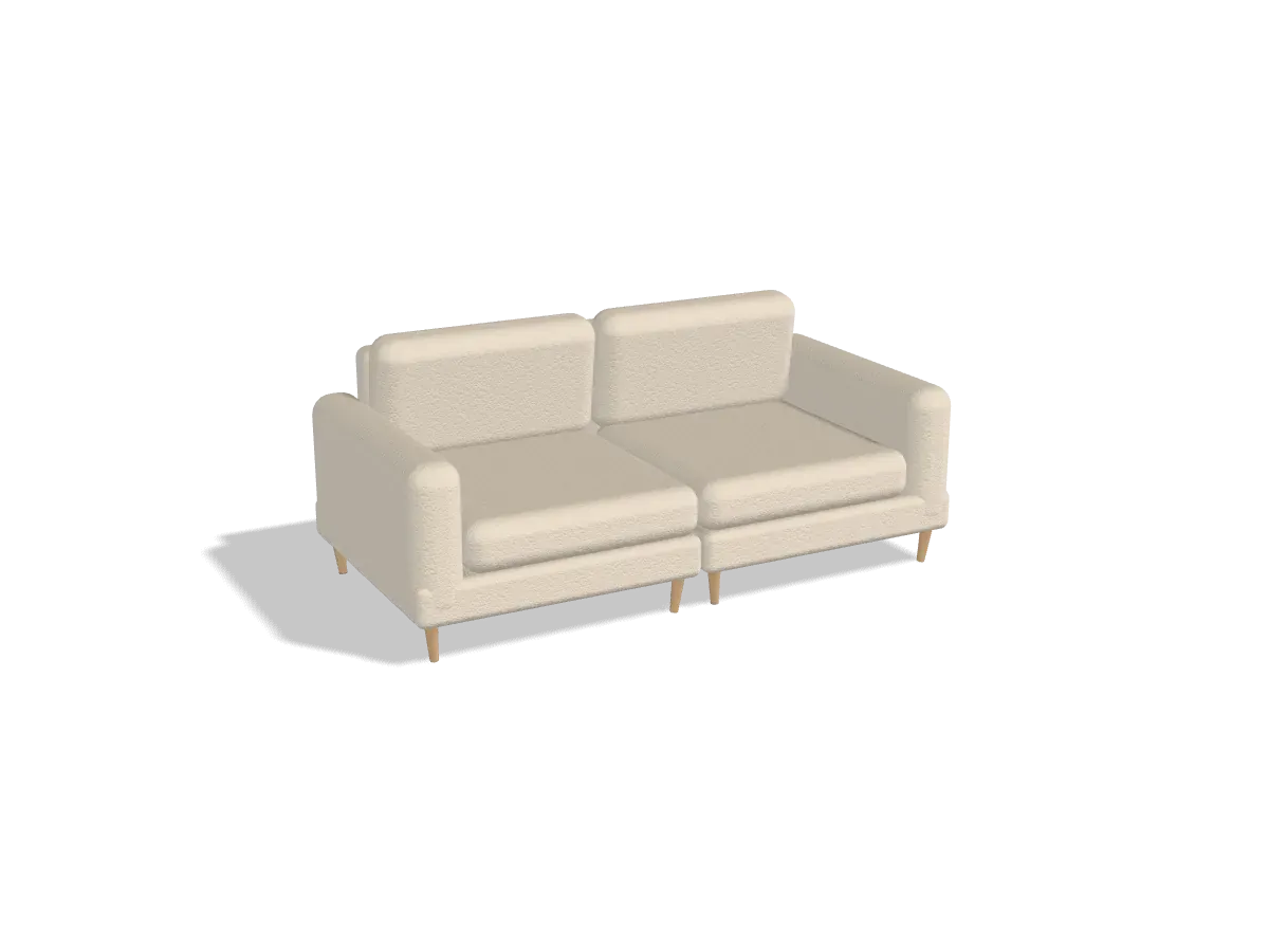 Tessel One Duo in boucle oat